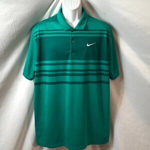 Nike Standard Two Tone Casual Dressy Activewear Athletic Sport Cut Polo Shirt